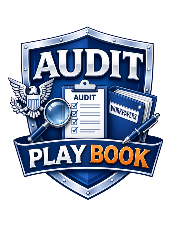 Audit Playbook shield badge